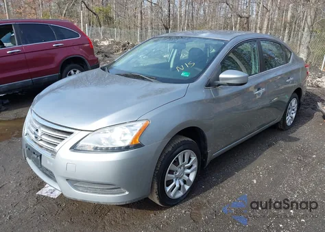 2014 Nissan Sentra Sv z USA, uszkodzony, nr VIN 3N1AB7AP6EY274354